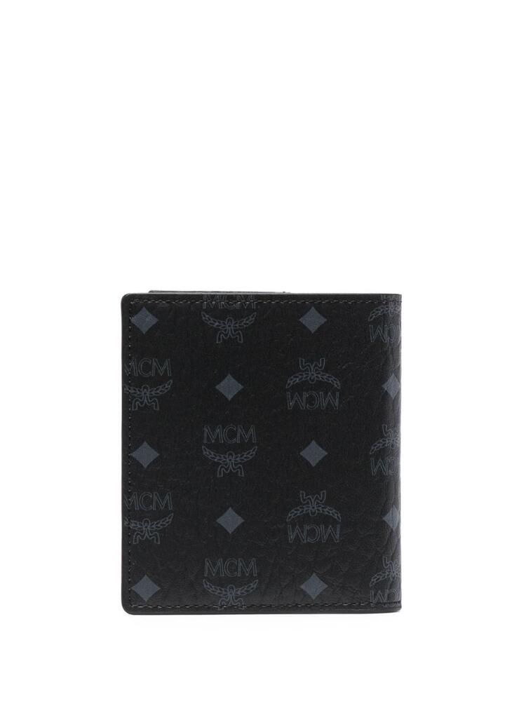 MCM Visetos-print bi-fold wallet - Black Cover