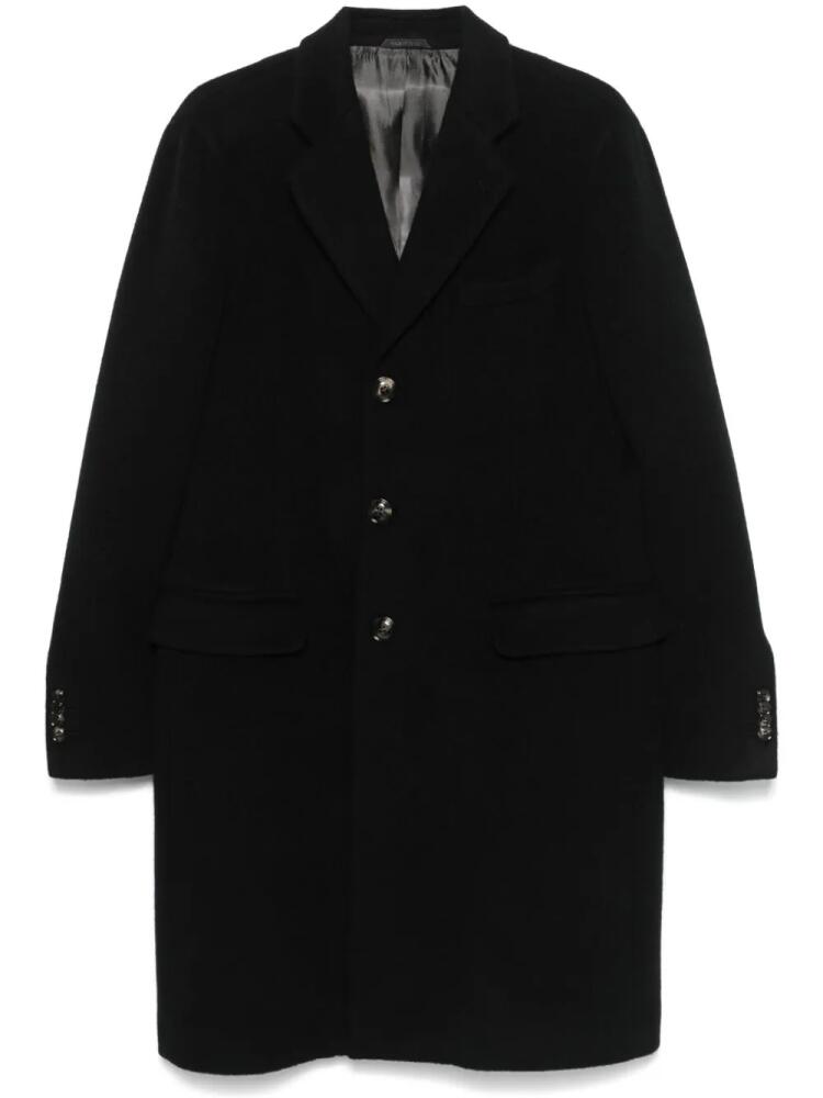 Giorgio Armani brushed coat - Black Cover