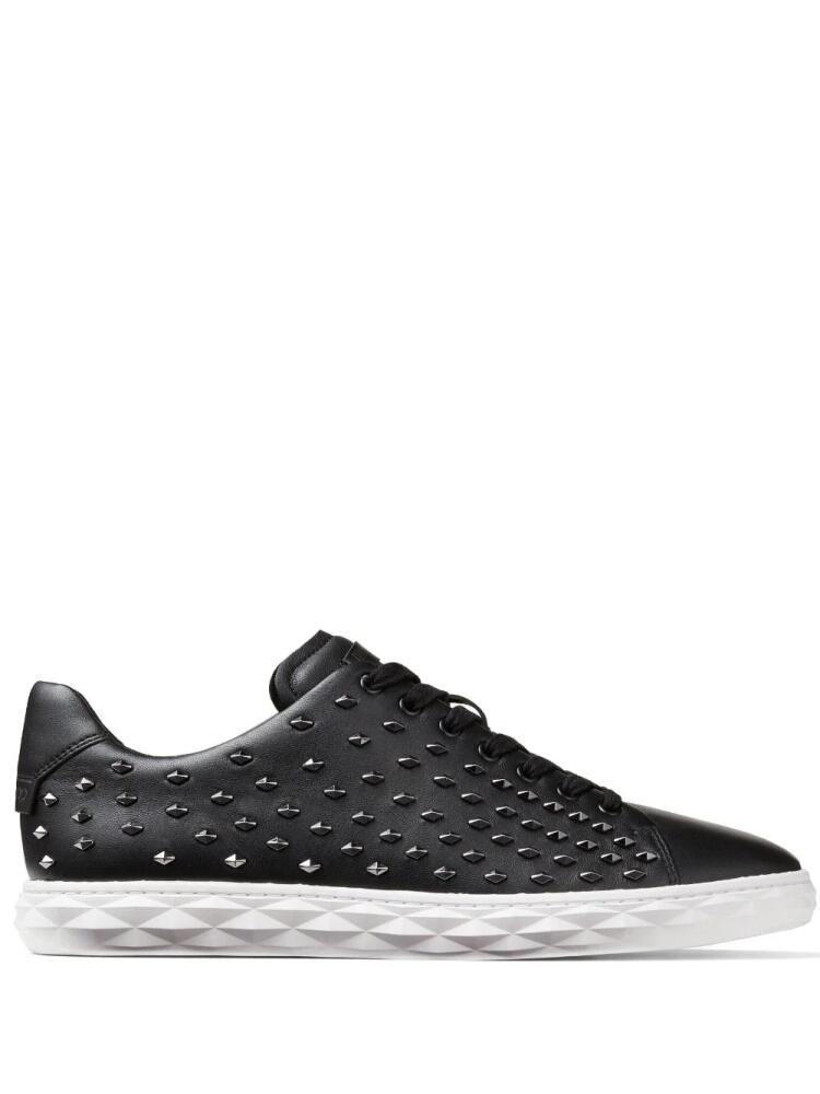 Jimmy Choo Diamond Light stud-embellished sneakers - Black Cover