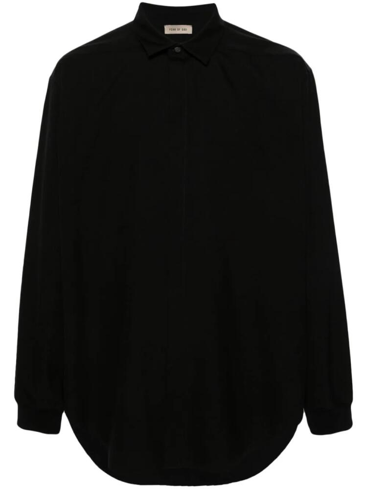 Fear Of God Hidden Placket button-up shirt - Black Cover