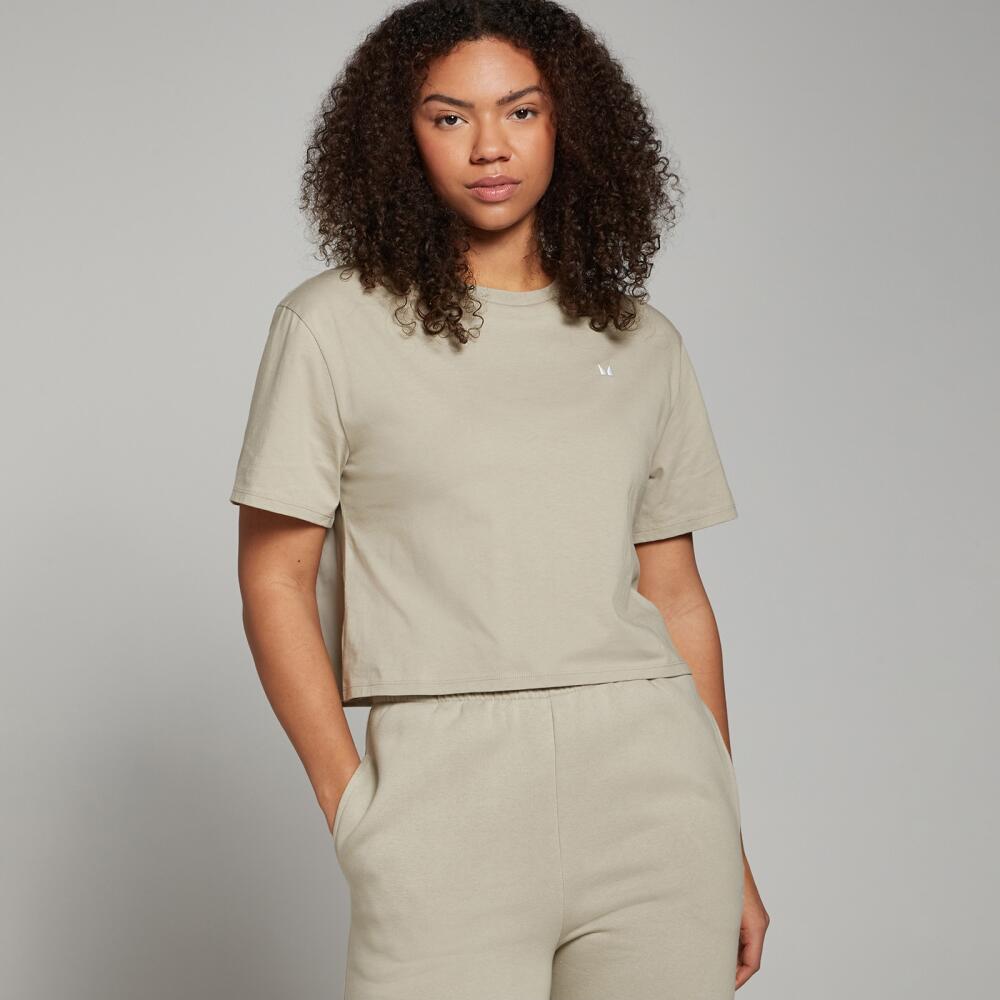 MP Women's Basic Boxy Crop T-Shirt - Fog Cover