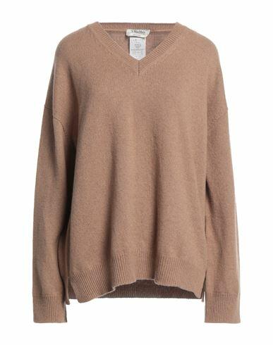 's Max Mara Woman Sweater Camel Cashmere Cover