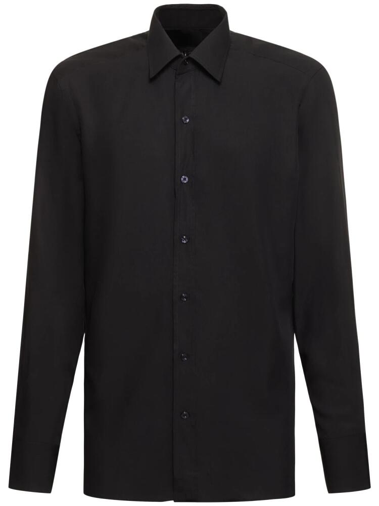 TOM FORD Fluid Silk Slim Fit Shirt Cover