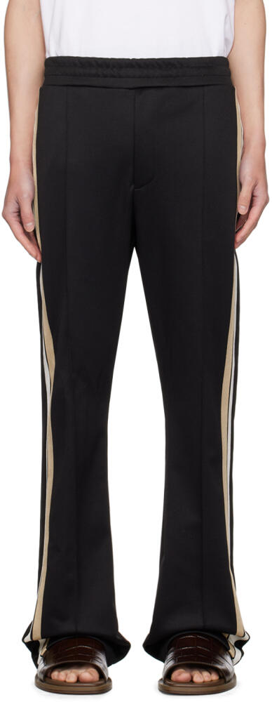 Ferragamo Black Sports Track Pants Cover