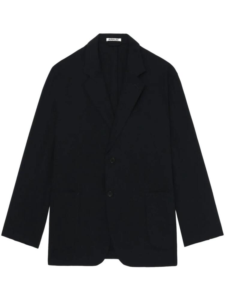 Auralee single-breasted blazer - Black Cover