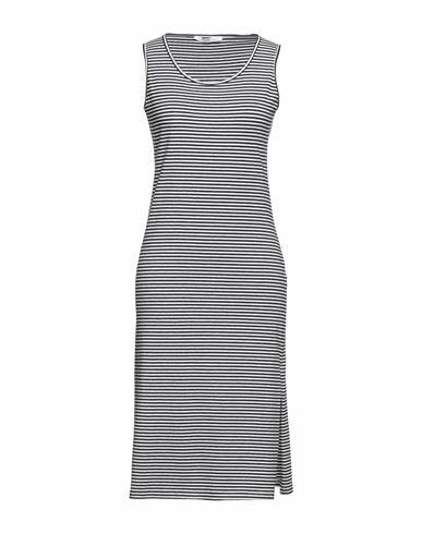 Massimo Rebecchi Woman Midi dress Black Cotton, Elastane Cover