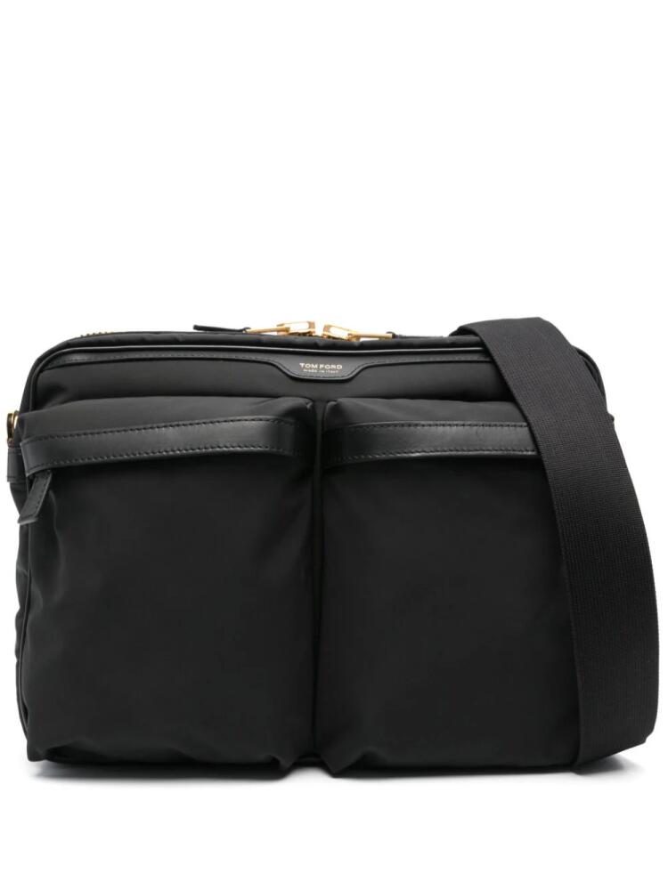 TOM FORD large Utility messenger bag - Black Cover