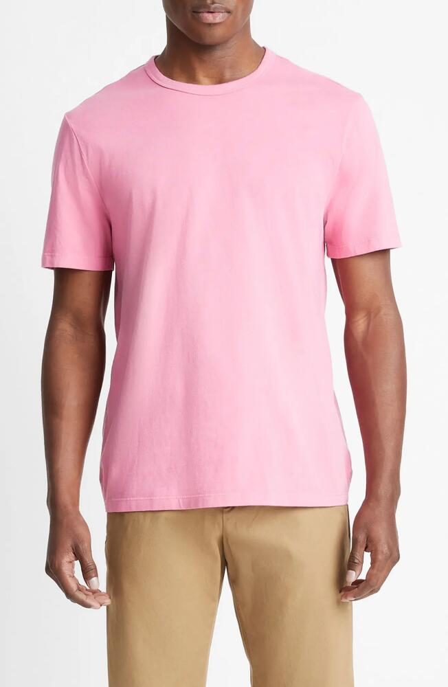 Vince Solid T-Shirt in Washed Pink Blaze Cover