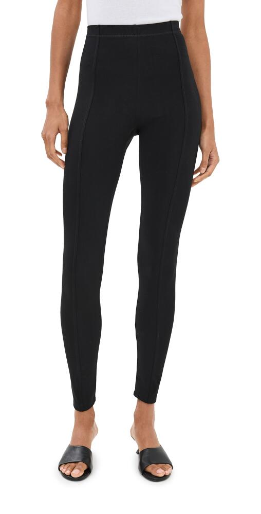 Another Tomorrow Seamed Leggings Black Cover