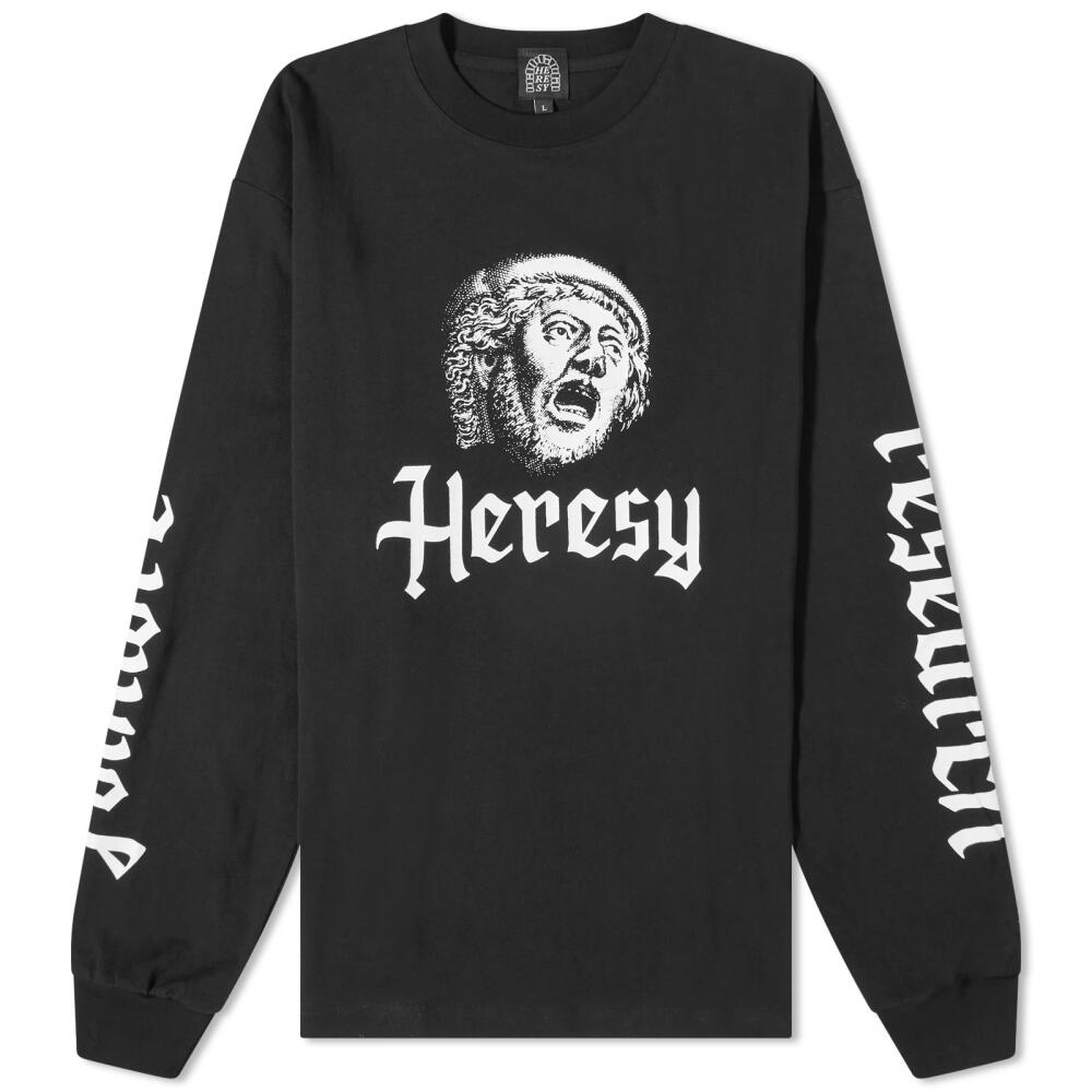 Heresy Men's Researcher Long Sleeve T-Shirt in Black Cover