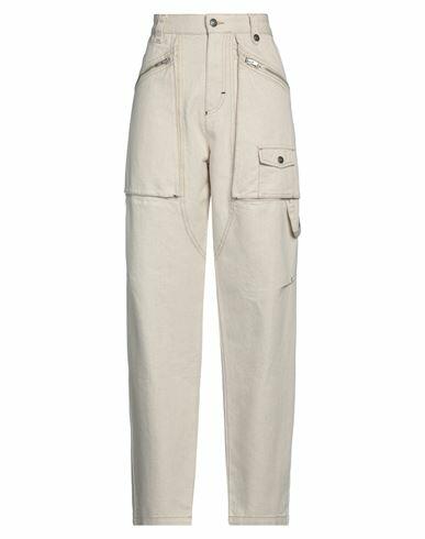 Isabel Marant Woman Pants Beige Cotton, Hemp Cover