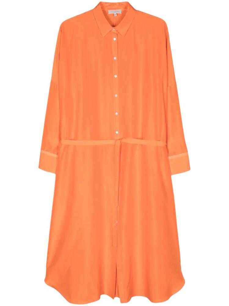 Antonelli Leopardi shirt dress - Orange Cover