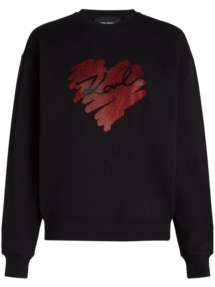 Karl Lagerfeld K/Heart sweatshirt - Black Cover