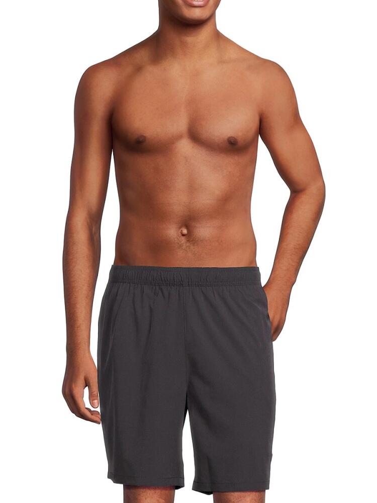 Calvin Klein Swim Men's Solid Volley Shorts - Iron Cover