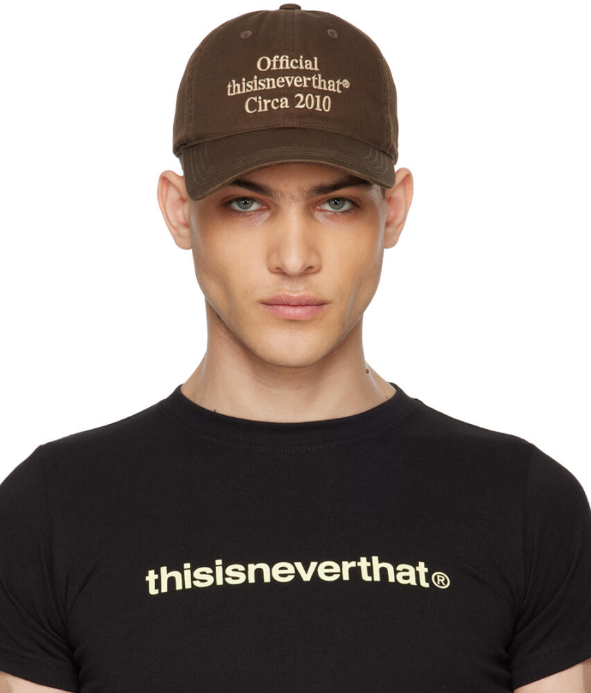 thisisneverthat Brown Times Cap Cover