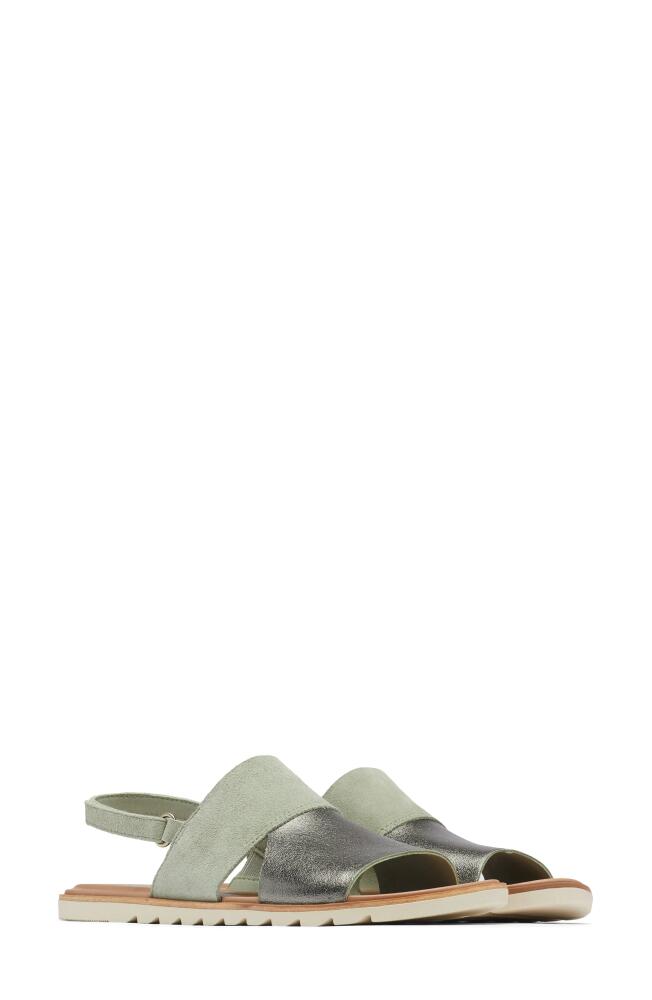 SOREL Ella II Slingback Sandal in Safari/Bleached Ceramic Cover