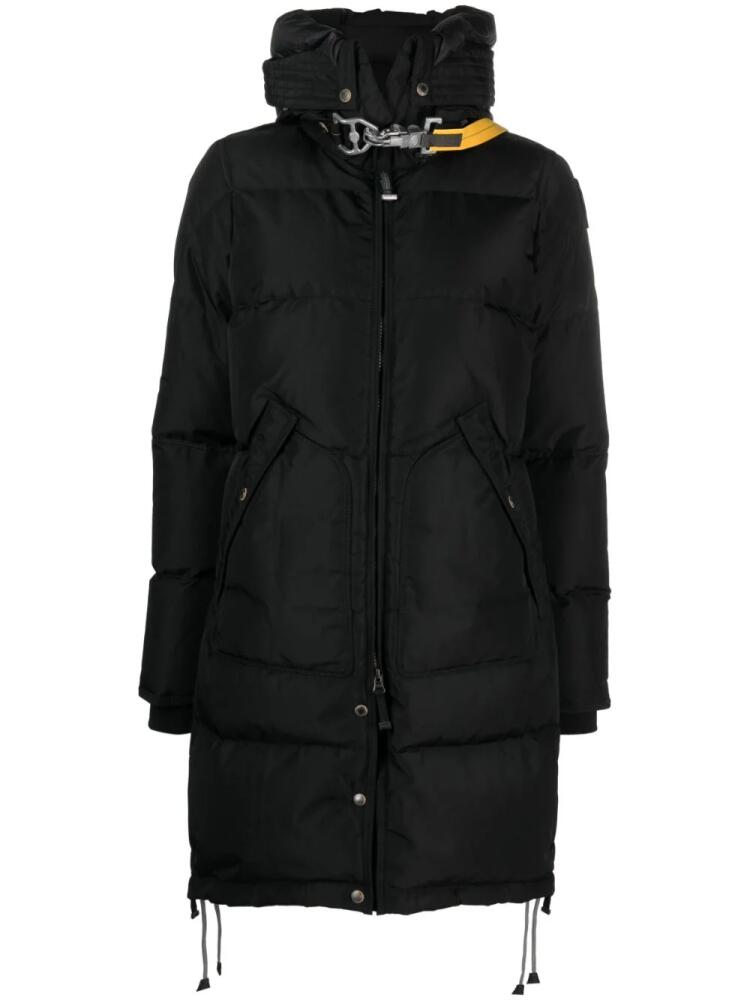 Parajumpers buckle-embellished quilted hooded jacket - Black Cover