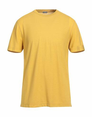 Zanone Man T-shirt Ocher Cotton Cover