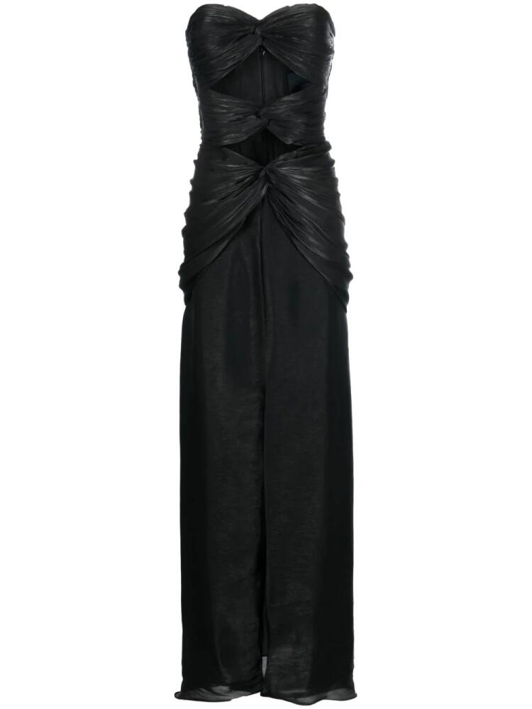 Costarellos Brigitta cut-out gown - Black Cover