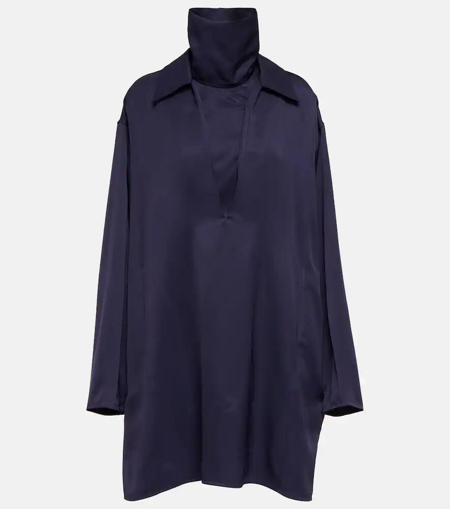 Jil Sander High-neck satin minidress Cover