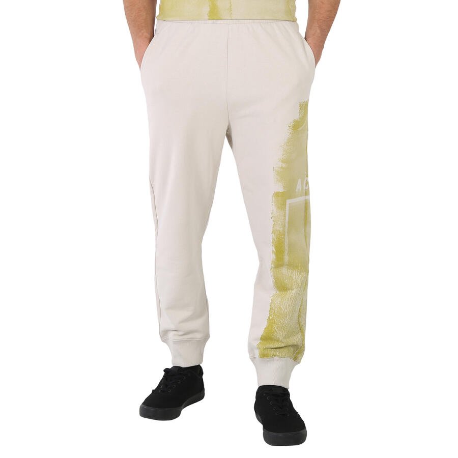 A Cold Wall Mens Bone College Cotton Sweatpants Cover