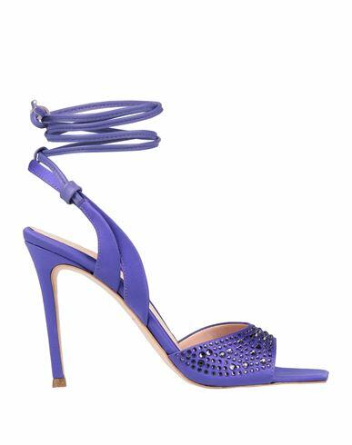 Liu •jo Woman Sandals Purple Textile fibers Cover