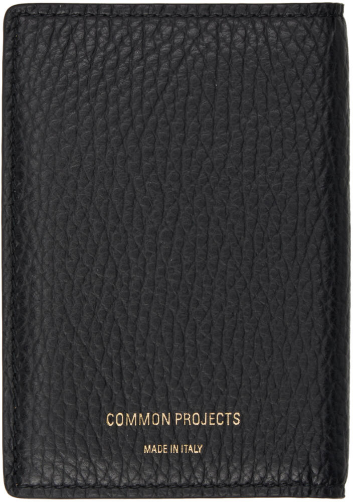 Common Projects Black Folio Wallet Cover