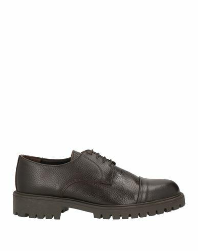 Bottega Marchigiana Man Lace-up shoes Dark brown Soft Leather Cover