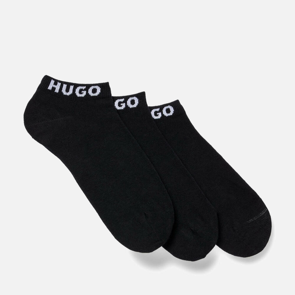 HUGO Bodywear AS Uni Logo Cotton-Blend Socks 3-Pack Cover