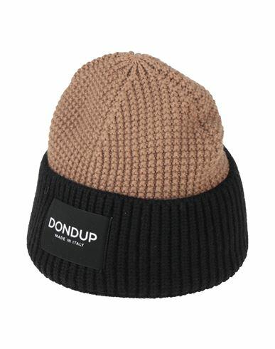 Dondup Man Hat Light brown Wool Cover