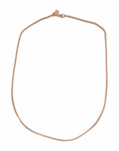 Crystal Haze Plastalina Chain Woman Necklace Beige Brass, Enamel Cover