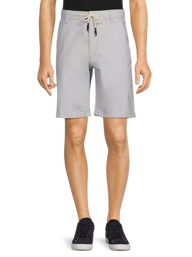 BUFFALO David Bitton Men's Hagen Drawstring Flat Front Shorts - Charlie Cover