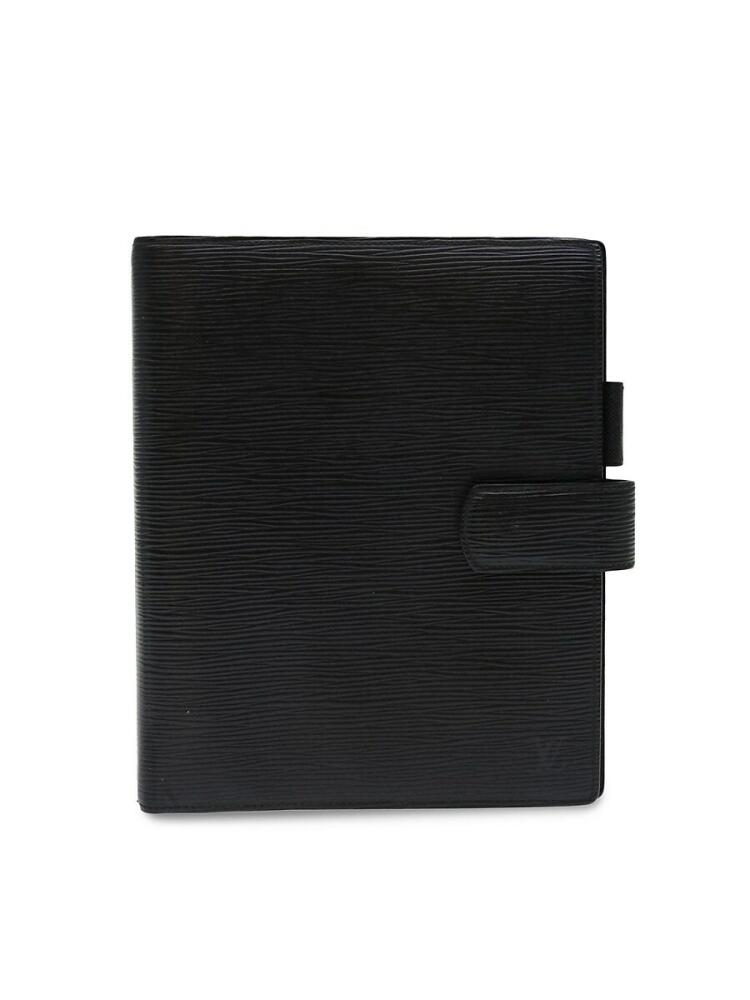 Women's Louis Vuitton Agenda Cover Wallet - Black Cover