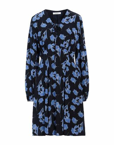 Ivy Oak Woman Mini dress Midnight blue Viscose Cover