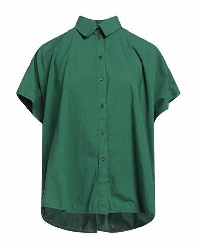 19.70 Nineteen Seventy Woman Shirt Green Cotton Cover