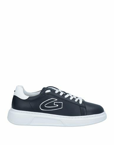 Alberto Guardiani Man Sneakers Midnight blue Soft Leather Cover