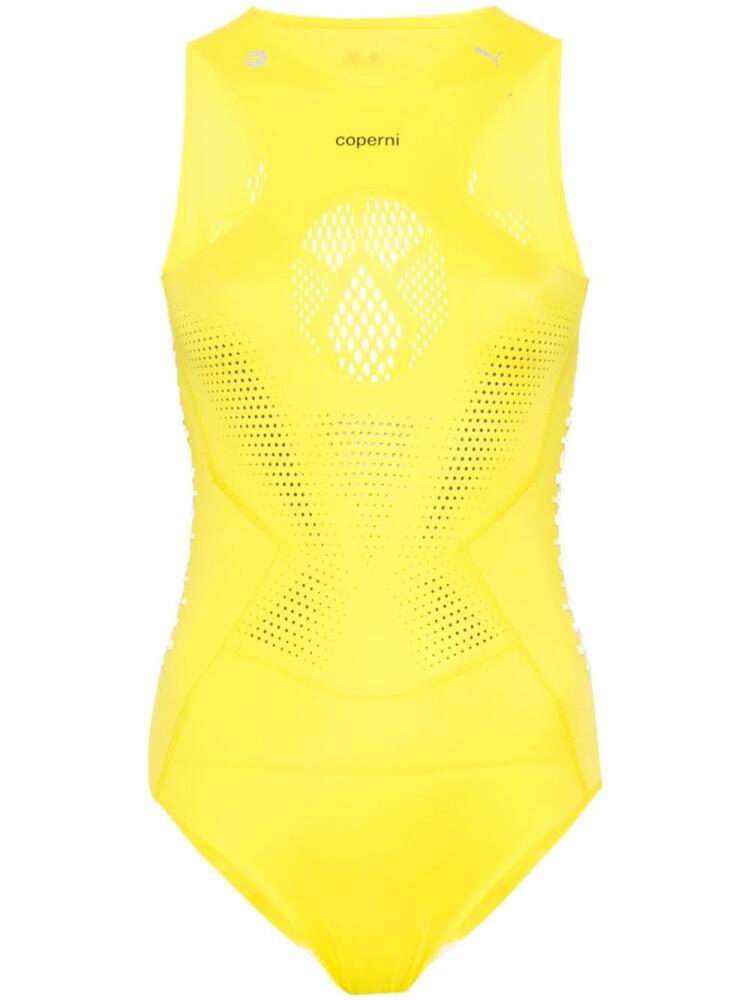 Coperni x Puma cut-out detail bodysuit - Yellow Cover