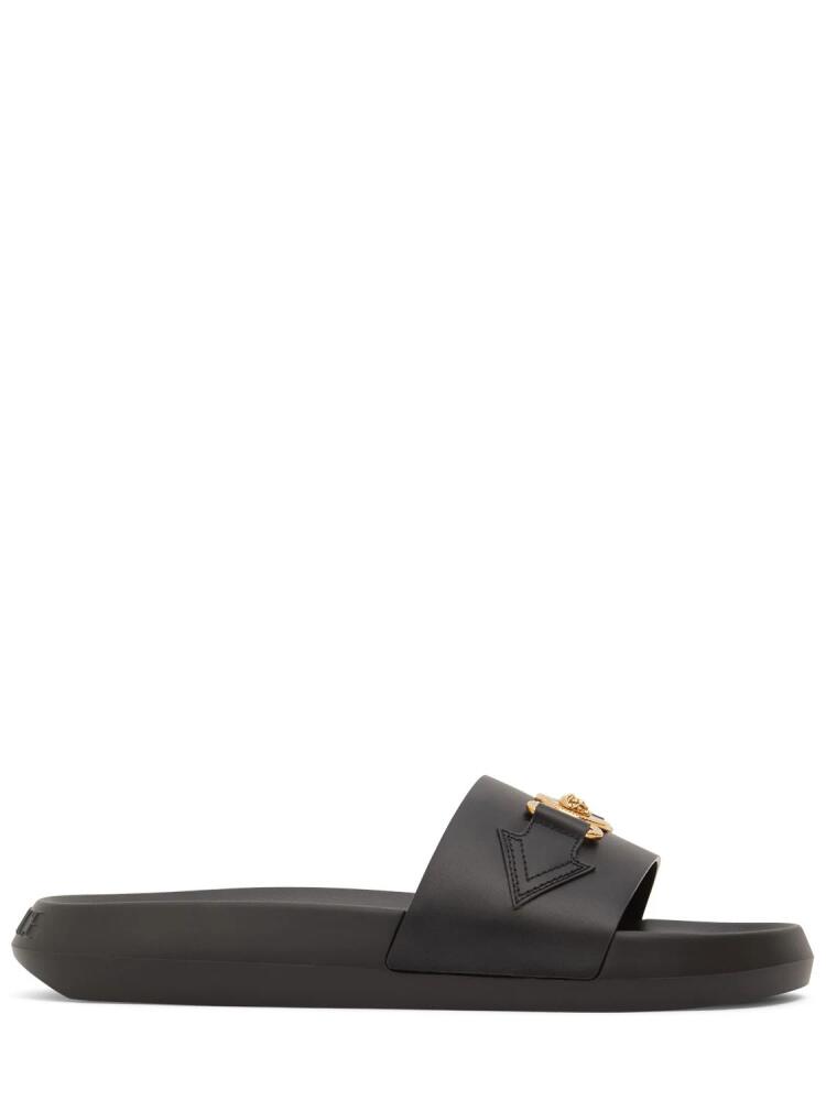 VERSACE Medusa Leather Slides Cover