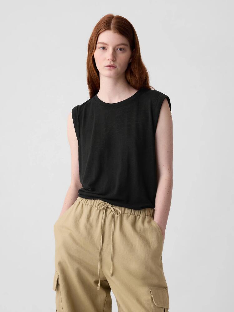 Gap Linen-Blend Tank Top Cover