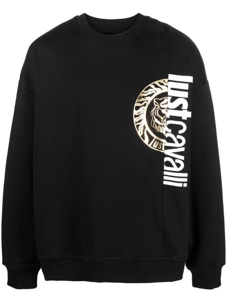 Just Cavalli logo-print sweatshirt - Black Cover