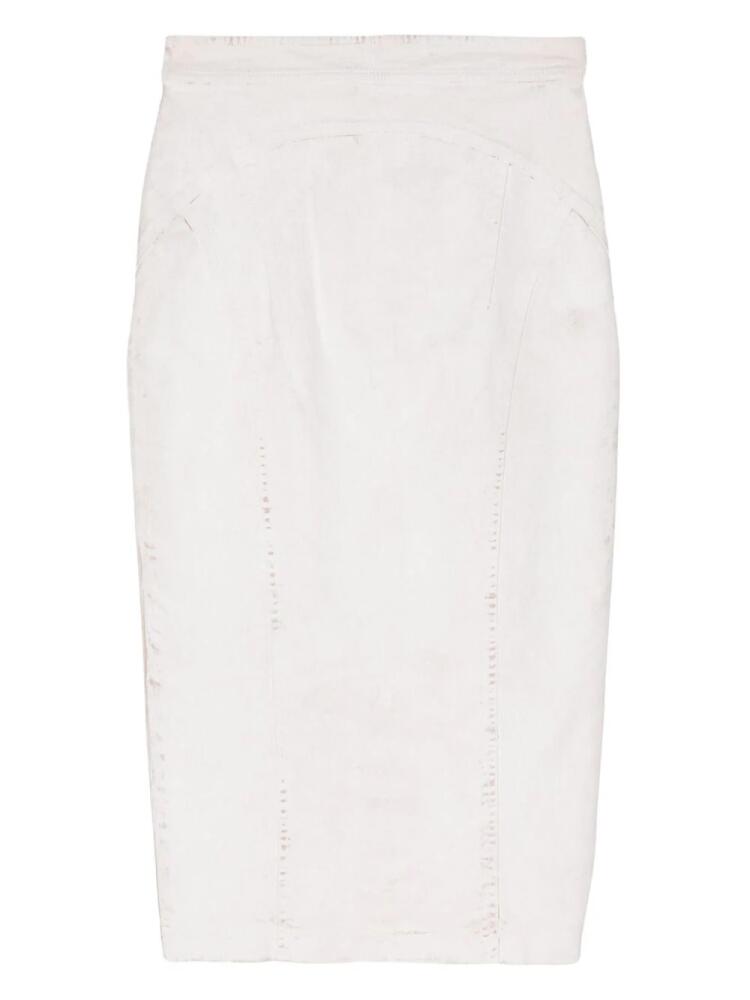 Nº21 high-waisted pencil skirt - White Cover