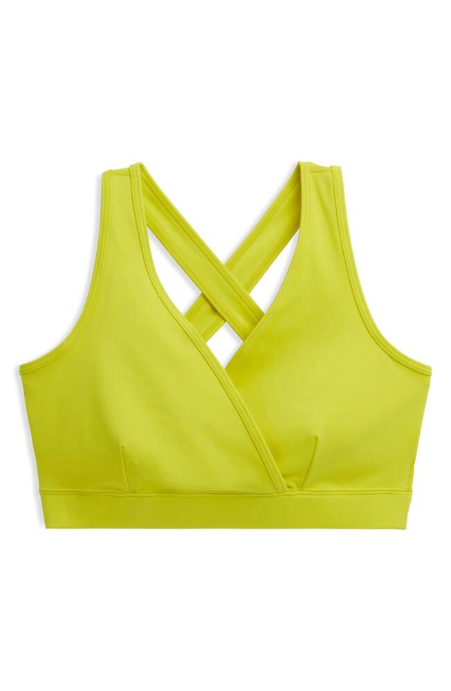 TomboyX Peak Low Impact Sports Bra in Limelight Cover