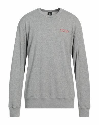 Noumeno Concept Man Sweatshirt Grey Cotton Cover