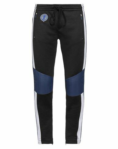 Bikkembergs Man Pants Black Polyester, Cotton Cover