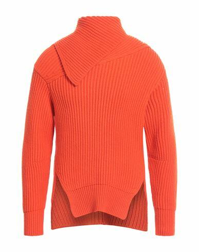 Jil Sander Woman Turtleneck Orange Wool Cover