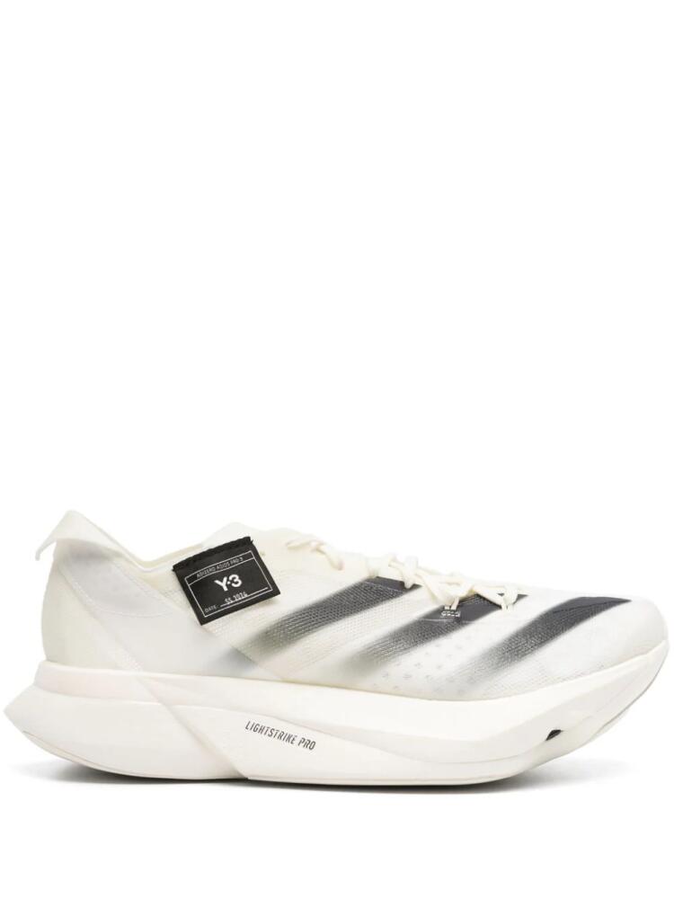 Y-3 Adizero Adios Pro 3.0 mesh sneakers - Neutrals Cover