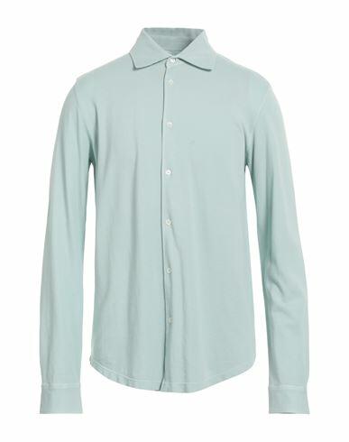 Malo Man Shirt Light green Cotton Cover