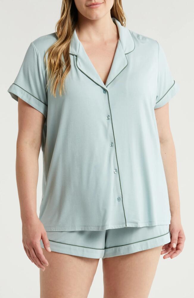 Nordstrom Moonlight Eco Short Pajamas in Teal Mist Cover