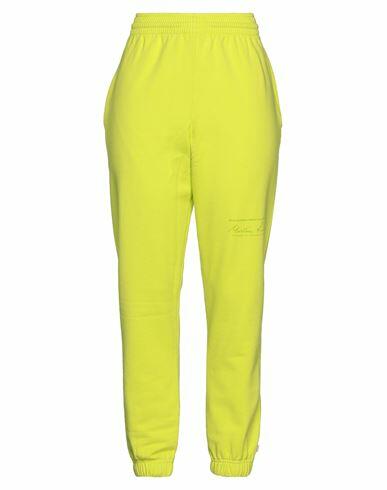 Martine Rose Woman Pants Acid green Cotton Cover