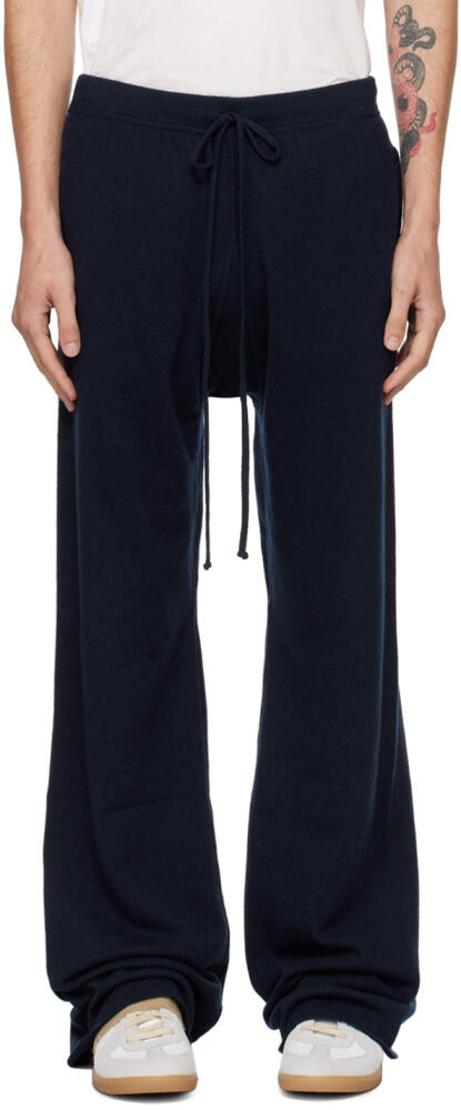 Maison Margiela Navy Drawstring Sweatpants Cover